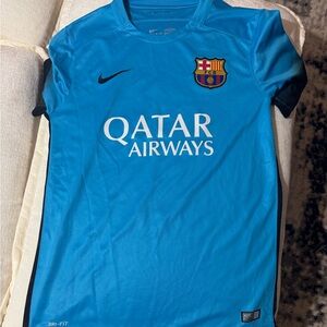 Nike Kids Bright Blue Soccer Jersey